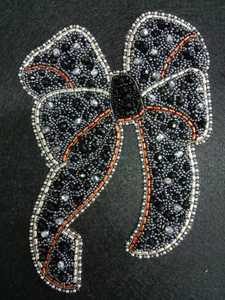 High-End Custom YC Luxury Rectangle Beads 3D Fabric Embroidered Pin-On Animal <b>Patches</b> for Clothing & <b>Backpacks</b> - Product Image 3