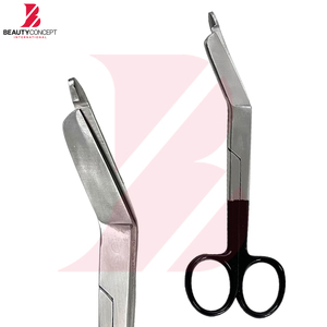 Tijeras de Trauma EMT Portátiles con Mango Negro, Tijeras para Vendajes de Acero Inoxidable, Herramienta Quirúrgica de Primeros Auxilios para Uso de Emergencia - Product Image 5