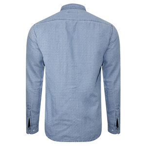 Camisas de Mezclilla de Moda para Hombre, Estilo Casual de Primavera y Otoño, Manga Larga, Bolsillo en el Pecho, Cuello Camisero - Product Image 6