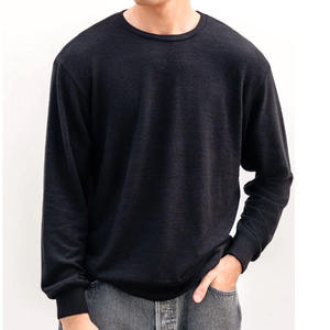 Mens Relaxed Fit Sweatshirt Premium Cotton Crew Neck Pullover Everyday Comfort Casual Fashion Top - Product Image 1