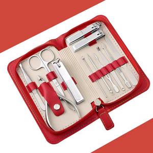 Custom Logo Luxury <b>Nail</b> Care <b>Kit</b> Manicure Set Stainless Steel Pedicure Tools Portable Travel Case - Product Image 2