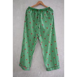 Ensemble de pyjama en coton pour femmes, imprimé à la main, vêtements de nuit respirants avec un design traditionnel et une coupe décontractée - Product Image 6