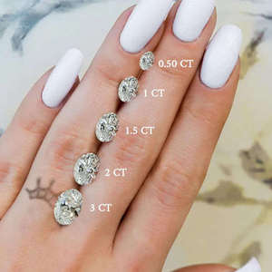 14K Gold 0.200kg Oval Cut Lab Grown Diamond Minimalist Women's Ring Synthetic Stone Anniversary Wedding Everyday Wear <b>Gift</b> - Product Image 5