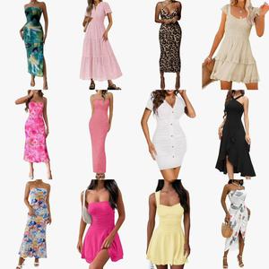 Liquidación <span class=keywords><strong>de</strong></span> Moda 2025 <span class=keywords><strong>Ropa</strong></span> Usada al Por Mayor Vestidos Casuales para <span class=keywords><strong>Mujer</strong></span> Empaque Mixto Envío Aleatorio Inventario Compras por Lote - Product Image 1