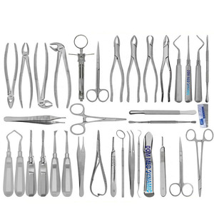 Kit de Instrumentos de Extracción Dental Profesional Dom Med Dynamics de 32 Piezas, Elevadores de Acero Inoxidable, Pinzas, Herramientas Manuales para Cirugía Oral - Product Image 1