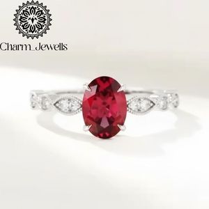 Bague de fiançailles classique pour femme Charm_Jewells en or 18 carats plaqué or, sertie de moissanite ovale, certifiée IGI, 3g - Product Image 2