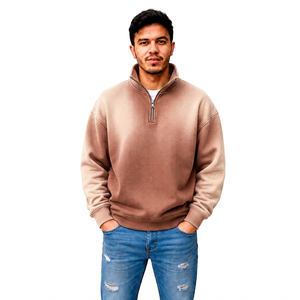 Fabricant de vêtements streetwear personnalisés pour hommes, avec fermeture éclair courte effet délavé, vente en gros, marque privée, OEM, fournisseur d'habillement et d'articles vestimentaires, usine - Product Image 4