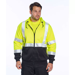 Chaqueta de Seguridad Unisex 3M Reflectante para Invierno, Trabajo, Construcción, Hombres, Trabajadores de Seguridad, Equipo, Sudadera con Cremallera, Chaqueta de Seguridad - Product Image 1
