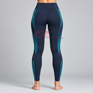 Pantalones de equitación para mujer diseñados con tela elástica, ajuste cómodo y costuras duraderas para el entrenamiento ecuestre diario. - Product Image 5
