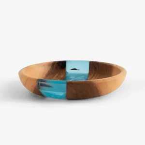 Plateau de service en résine de noyer, fait main, écologique, résistant au lave-vaisselle, idéal pour les mariages – Meilleures ventes - Product Image 5