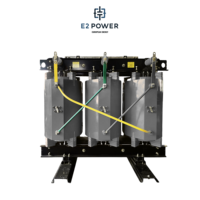 Transformateur sec triphasé E2 en résine époxy, 30kVA-2500kVA, 50Hz, 400V, transformateur d'isolement pour distribution