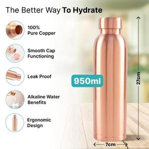 Botella de Agua para Hidratación Diaria con Diseño Seguro Libre de BPA y Correa de Transporte Cómoda y Fácil para Mayor Comodidad - Product Image 3