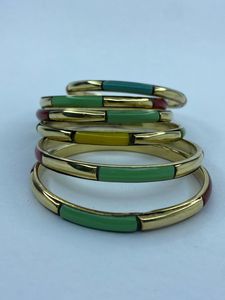 Resin and Brass Vintage Panel <b>Bangle</b> <b>Bracelet</b> Customized Color Design Trendy Women's From India - Product Image 4