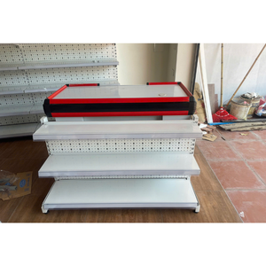 Free Combination 0.7 - 0.85m Metal ODM One Tech <b>Checkout</b> <b>counter</b> / Cashier desk 1m2 Vietnam - Product Image 1