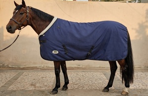 Manta de Forro Polar Suave para Caballo con Diseño Único en Forma de U para Uso en Doma Clásica - Collar Profesional Kirans Overseas - Product Image 2