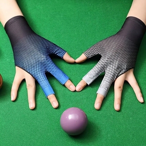 Guantes Profesionales de Billar con Dedos Descubiertos, Transpirables, de Tres Dedos, para Snooker, Mano Derecha, Tipo Mariposa, Unisex - Product Image 6