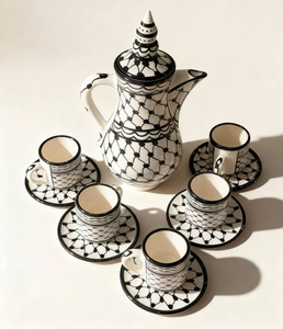 Tazas de Barro Rústicas/Tazas de Té Tradicionales/Acabado de Barro Natural, Diseño Minimalista, Tazas de Cerámica Texturizadas, Superficie Lisa Esmaltada, Sin Esmaltar - Product Image 1