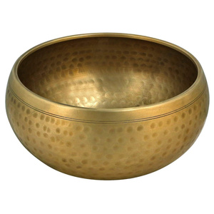 Cuenco tibetano artesanal para meditación con mazo de madera, cuenco de sonido metálico tradicional para meditación, yoga y relajación. - Product Image 6