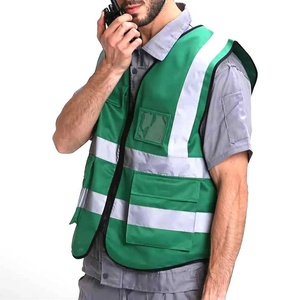 Alta visibilidad Hi Vis Seguridad en el trabajo Ropa reflectante Poliéster Algodón Chaleco reflectante Chaqueta Tira Para seguridad personal - Product Image 4