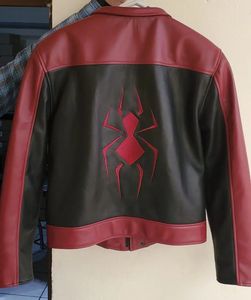 Blouson aviateur homme en cuir d'agneau véritable de haute qualité, écologique, sur mesure, style vintage hiver, logo frontal - Product Image 3