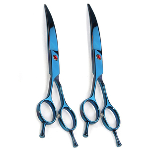 Ciseaux de coiffure professionnels de qualité supérieure, droits et tranchants, pour la coupe et l'éclaircissement des cheveux en salon de coiffure et barbier - Product Image 5