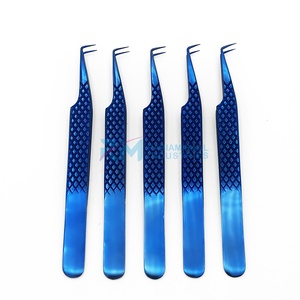 RMI Último Diseño de Plasma Azul, Marca Privada, Kit de Pinzas de Alta Calidad para Extensión de Pestañas, Herramientas de Acero Inoxidable, Puntas de Fibra para Volumen - Product Image 6