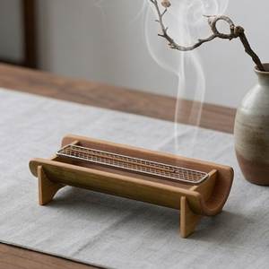 Luxury White Metal Incense Burner Arabic <b>Bakhoor</b> <b>Oud</b> Burner Hollow LED Decorative Home Fragrance Burner - Product Image 6