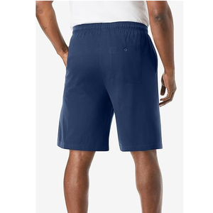 Wholesale Plain Men Cotton Shorts Elastic Waist Casual Summer Shorts Custom Branding OEM Factory Supply - Product Image 2