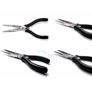 Professional Hair Extension & Beading <b>Tool</b> Kit Set for Micro Ring Hair Extensions Loop Needle <b>Puller</b> Pliers Beads Quality <b>Tools</b> - Product Image 5