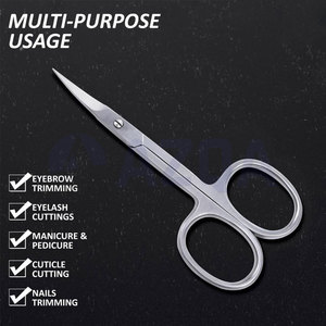 Stainless Steel <b>Cuticle</b> <b>Scissors</b> With Sharp Pointed Tip For Precise Manicure Trimming And Professional Nail Care - Product Image 5