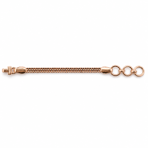 18K Rose Gold Diamond <b>Bracelet</b> for Women <b>Adjustable</b> Chain Minimalist Luxury Fine Jewelry Wedding Party Gift High Polish Finish - Product Image 4