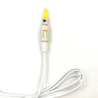 Câble d'alimentation LED avec interrupteur marche/arrêt pour lampe de bureau, prise UE, support de lampe G10, accessoires d'éclairage en plastique