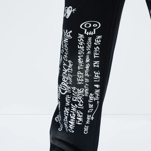 กางเกงขายาวทรงตรงเอวกลางผ้าสเวตแพนท์พิมพ์ลายสกรีนสไตล์ซันเฟดสำหรับผู้ชายรุ่นใหม่ขายดี ออกแบบเองได้ เป็นมิตรกับสิ่งแวดล้อม - Product Image 2