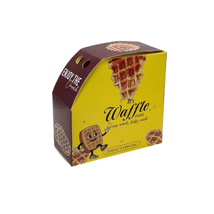 Oferta Exclusiva en Cajas de Waffles Rectangulares Ecológicas y Desechables Hechas de Papel ITC a Precios de Mercado con Descuento - Product Image 1