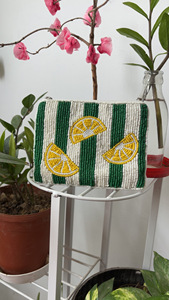 Sac à main de soirée pour femmes avec perles et fermeture éclair, pochette légère pour mariages, fêtes, rassemblements et événements formels - Product Image 2