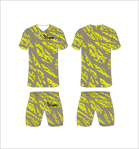 Custom Sublimated Sports Jersey and Shorts Set Ferocious Branded Athletic Uniform for <b>Soccer</b> Training and Team Wear Quick Dry - Product Image 1
