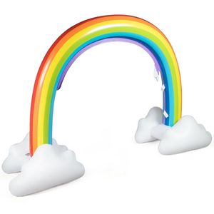 1 Pezzo Spruzzatore Arcobaleno Gonfiabile per Giochi d'Acqua, Divertimento in Giardino, Giochi all'Aperto per Bambini, Struttura Ricreativa per il Cortile - Product Image 3