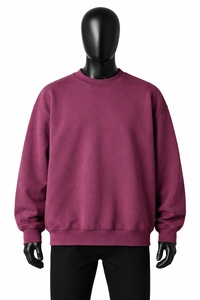 Fabricante de Sudaderas de Felpa de Algodón Personalizadas, OEM, Cuello Redondo, Estilo Urbano, Unisex, Proveedor de Marca Privada, Europa - Product Image 3