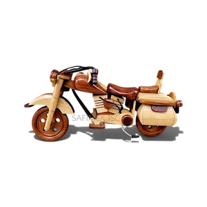 Modèle réduit en bois massif gravé sur mesure Harley Davidson/Vespa, artisanat du bois, provenant d'une usine au Vietnam, décoration de table - Product Image 5