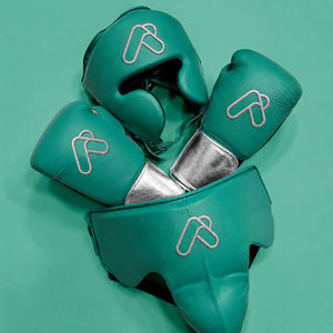 Guantes de Entrenamiento de Cuero con Logotipo Personalizado, Protector de Cabeza, Protector Inguinal, Equipo de Sparring con Cordones, Transpirable, de Secado Rápido, para Boxeo Profesional - Product Image 1