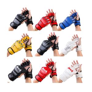 Wholesale Half <b>Finger</b> MMA <b>Gloves</b> UFC Sanda Thickened Adult Fighting <b>Gloves</b> with Customized Packing and Dilvery with Multi Color - Product Image 1
