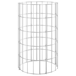 Palo Circolare in Acciaio Zincato 30x50 cm per Recinzioni, Tralicci e Cancelli - Product Image 2