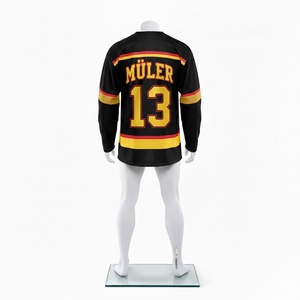 Camiseta de Hockey sobre Hielo MEGAMAPLE Personalizada, Jersey de Equipo Sublimado, Uniforme de Práctica Transpirable, Ligero y Duradero de Poliéster/Spandex, OEM - Product Image 2