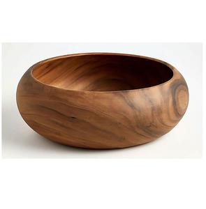 Cuencos de madera estilo americano para servir frutas y ensaladas, con logotipo personalizado, para uso doméstico. - Product Image 4