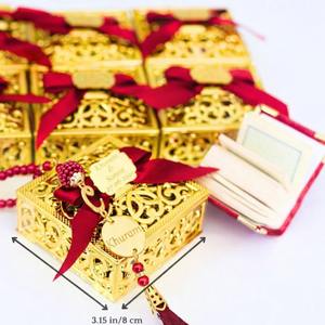 Juego de Mini Corán y Tasbeeh de Lujo Personalizado para Regalo de Boda, Juego de Regalo de Corán Personalizado para Bodas y Fiestas - Product Image 6