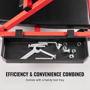 Tabouret de garage pliable Z de 36 pouces Capacité de 300 lb pour équipement de réparation de carrosserie pour mécaniciens - Product Image 6