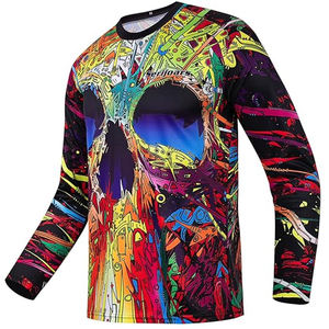 Jersey de Motocross Personalizado, Transpirable, de Malla, para Ciclismo de Descenso MTB, Poliéster/Nailon, Secado Rápido, Unisex, para Adultos - Product Image 5