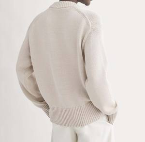 Suéter de Punto para Mujer con Textura Decorativa - Jersey Cálido de Invierno - Jersey de Color Sólido Femenino de Alta Calidad, Suave y Transpirable - Product Image 2