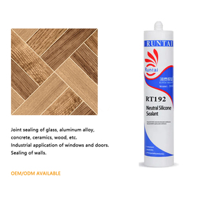 RUNTAI Silicone trasparente adesivi interni e sigillante fungicida per la lavorazione del legno e costruzioni varie applicazioni per calafataggio comune - Product Image 3