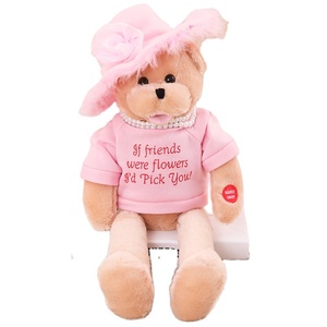 Customized Wholesale Dress up Pretty <strong>Teddy</strong> Plush Soft Bear Toy for Baby and Children - Product Image 1